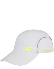 czapka [C4L16-CAD201] Czapka z daszkiem damska CAD201 - neonowy żółty - - 4f.com.pl